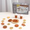 Wooden Afternoon Tea & Dessert Set for Kids - Cake, Cheese, Cookie, Coffee Toy