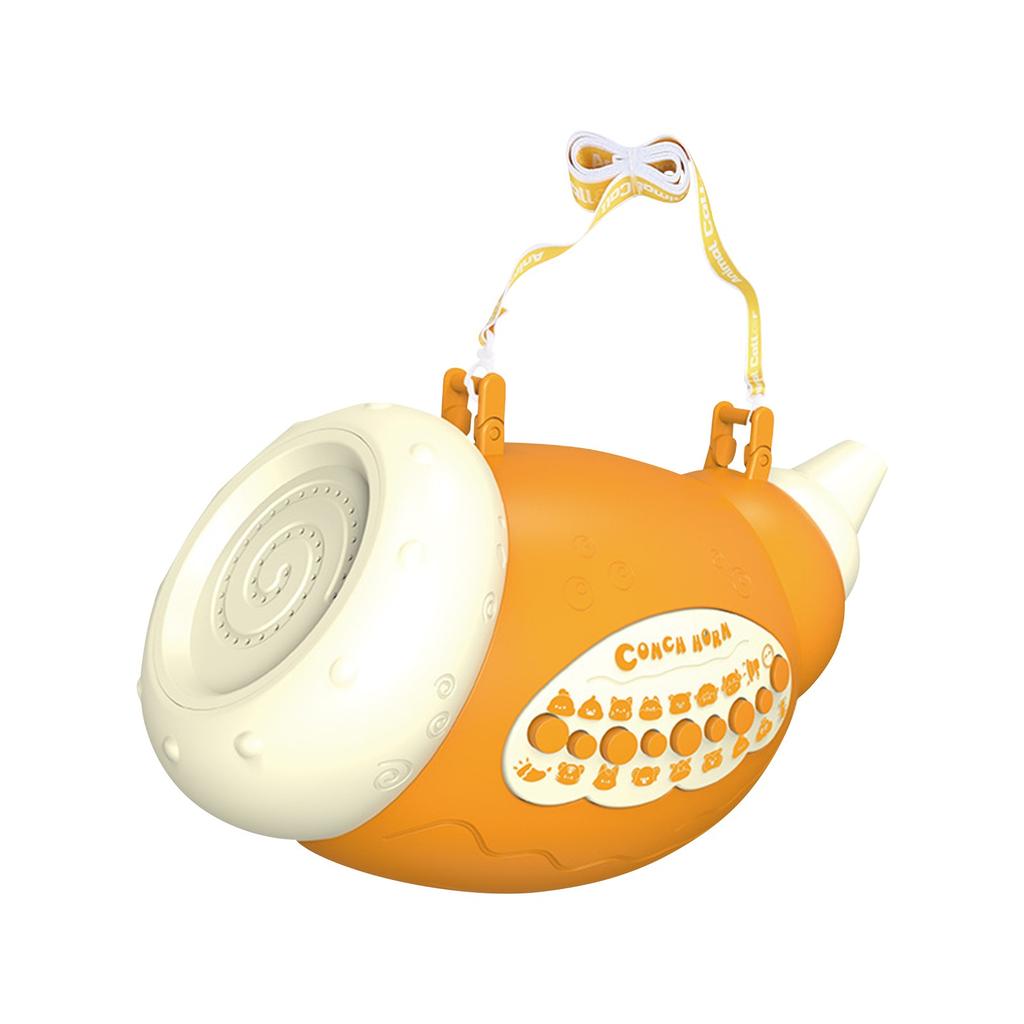 Animal Caller Toys Horn Toys Outdoor Animal Callers Children's Capacity Toys 2 Modes 5 Lights Horn Gifts For Kids(Yellow)