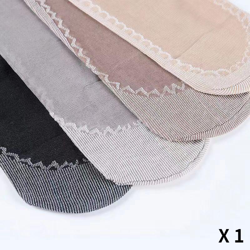1/5/10 Pairs Women's Ultra-thin Cotton Silk Short Socks Seamless Breathable Socks