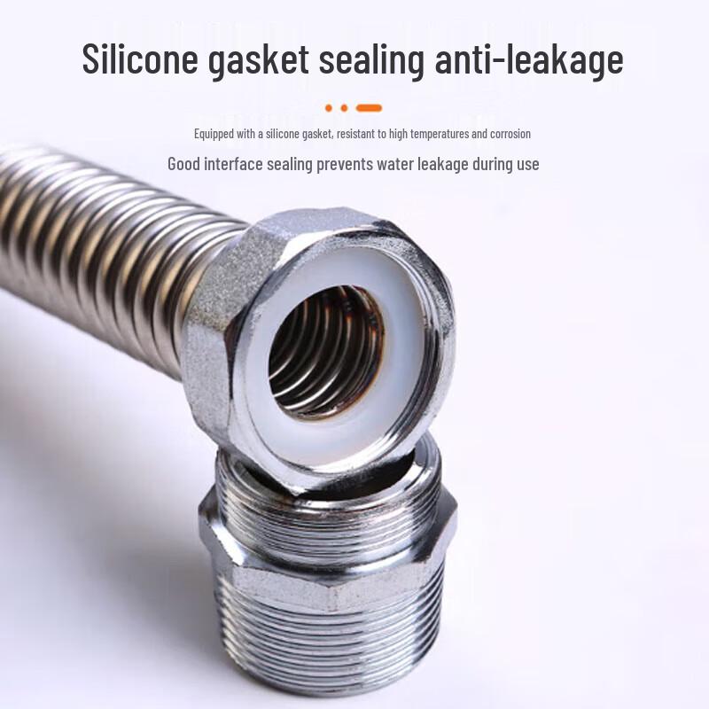 Lü Hang 304 Stainless Steel Threaded AC Corrugated Pipe