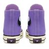 Converse Chuck Taylor 1970S Hi Круглый носок Шнуровка Полувысокие парусиновые кеды Унисекс Фиолетовый