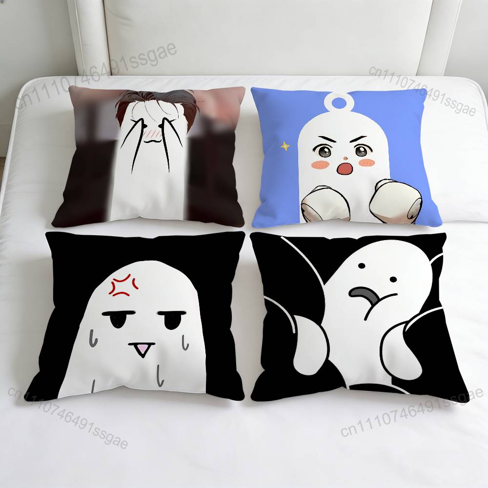 Lightsaber BL Manhwa Cute Decorative Square Pillow Cover Soft Comfortable Pillow Case Sofa Bed Home Decoration