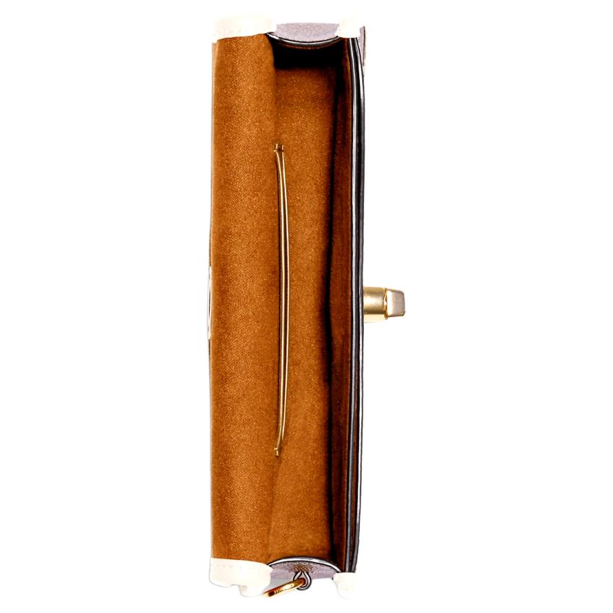 Coach Оригиналы 17 Без бретелек Монограмма Холст Маджонг Ручная сумка-тоут Маленькая женская сумка-тоут Коричневый Бежевый C2299-IMDJ8