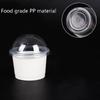 20Pcs 250Ml Disposable Salad Cup Transparent Plastic Dessert Bowl Container Ice Cream Desserts Bowls Plastic Cups With Lids
