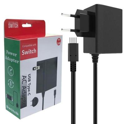 Зарядное устройство для Nintendo Switch - ВИЛКА ЕС - 15 В - 2,6 А - Быстрая зарядка - Совместимо с Switch Lite