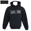 Dior 113J688A0531 Толстовка пуловер с вышивкой логотипа в виде цветка, M, черный, Б/У