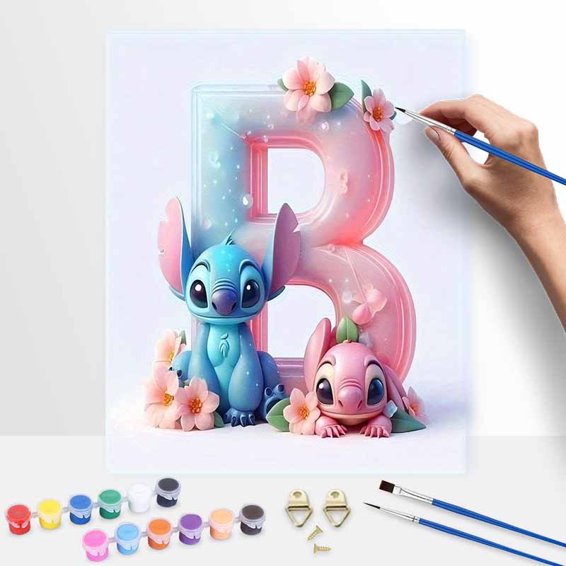 Disney Набор для рисования «Стич» Милый Декор для дома Поделки Идеальная идея подарка для новичков и поклонников