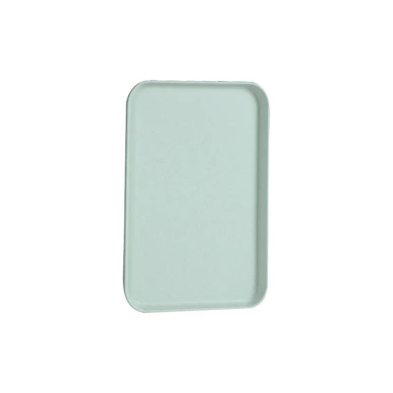 Новый Nordic PP поддон пластиковый поддон еда хлеб форма зеленый прямоугольный хранение бытовые кухонные принадлежности отель сервис поднос десерт