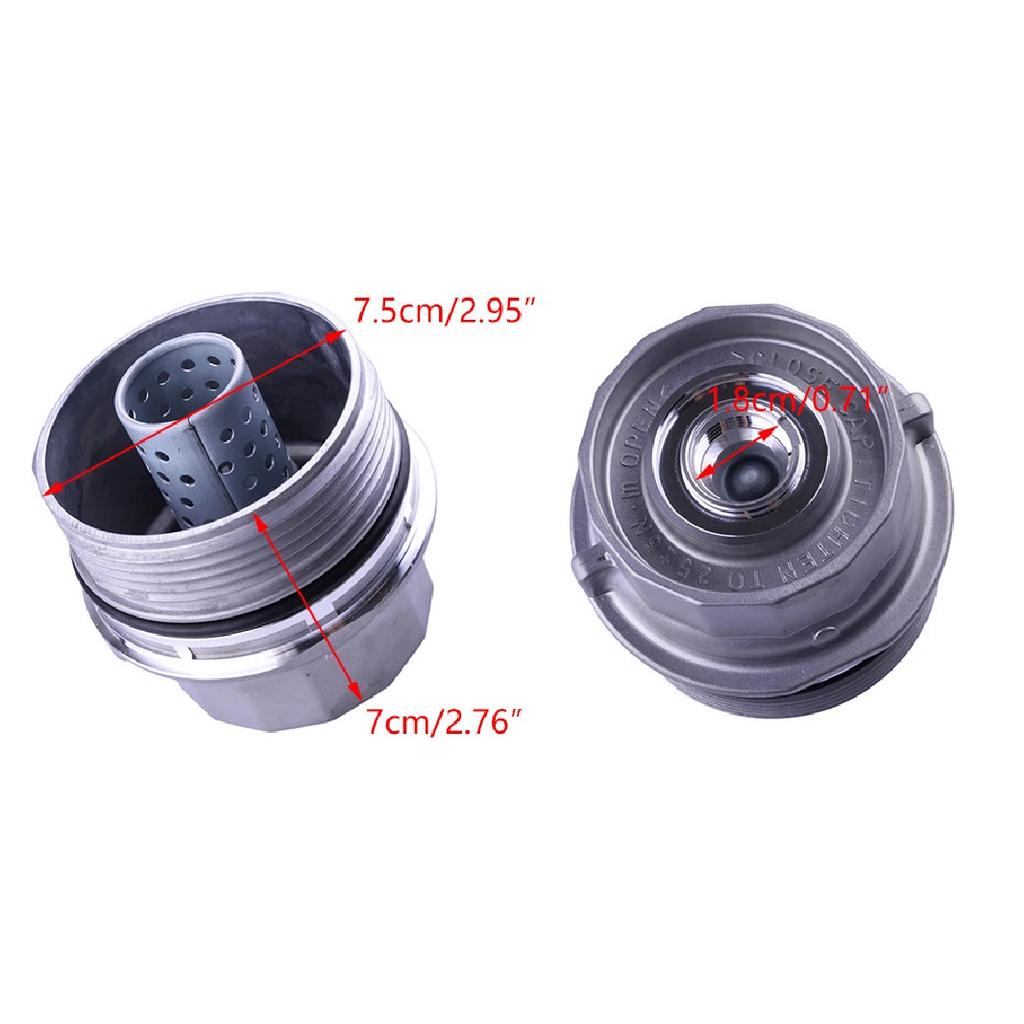Engine Oil Filter Housing Cap 1562040030 Fit For Toyota Camry Corolla Highlander RAV4 Matrix Prius V Sienna Tacoma Venza Avalon