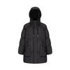 Aolaiyi Women's Mid-Length Detachable Hood Down Jacket
