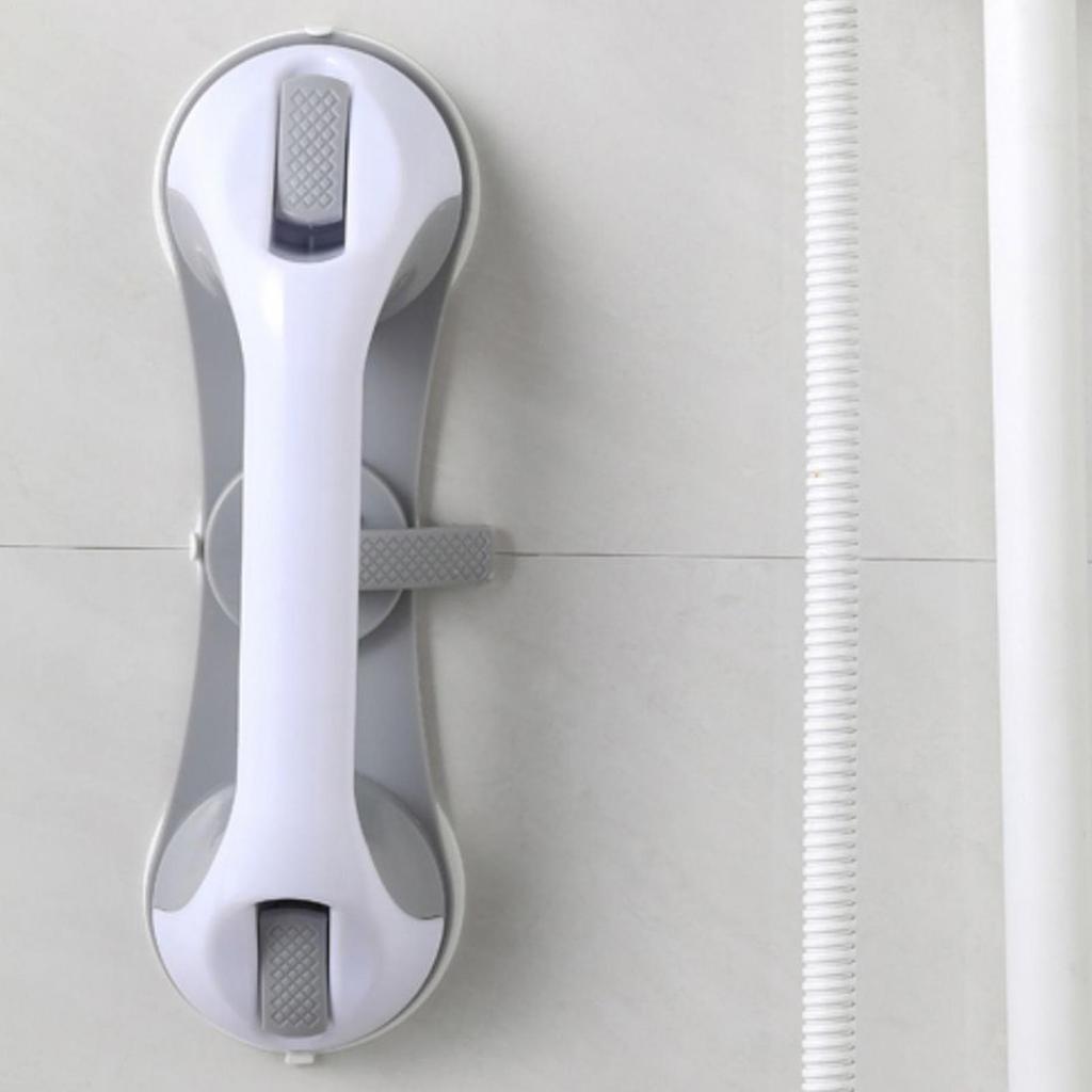 Shower Handle Suction Shower Grab Bar for Seniors Removable Grip Handrails Bathroom Accessories for Adults Handicap Disabled