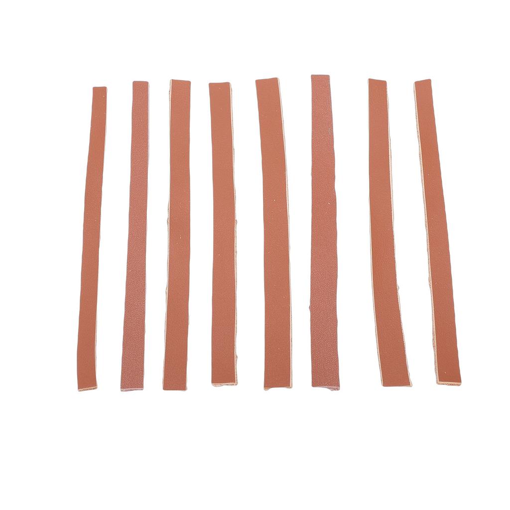 8pcs Tennis Racket Weight Increase Stability Professional Cowhide Leather Racket Weighted Balance Strips For Badminton