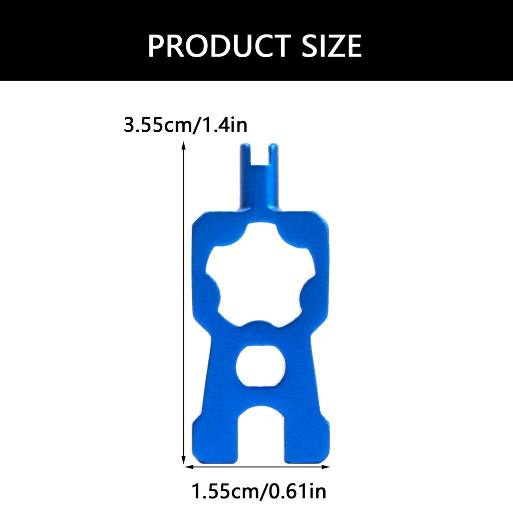 Портативный ключ для вентиля велосипеда, ключ для установки насадки для шин, инструменты для сердечника клапана, ключ для снятия вентиля шоссейного велосипеда