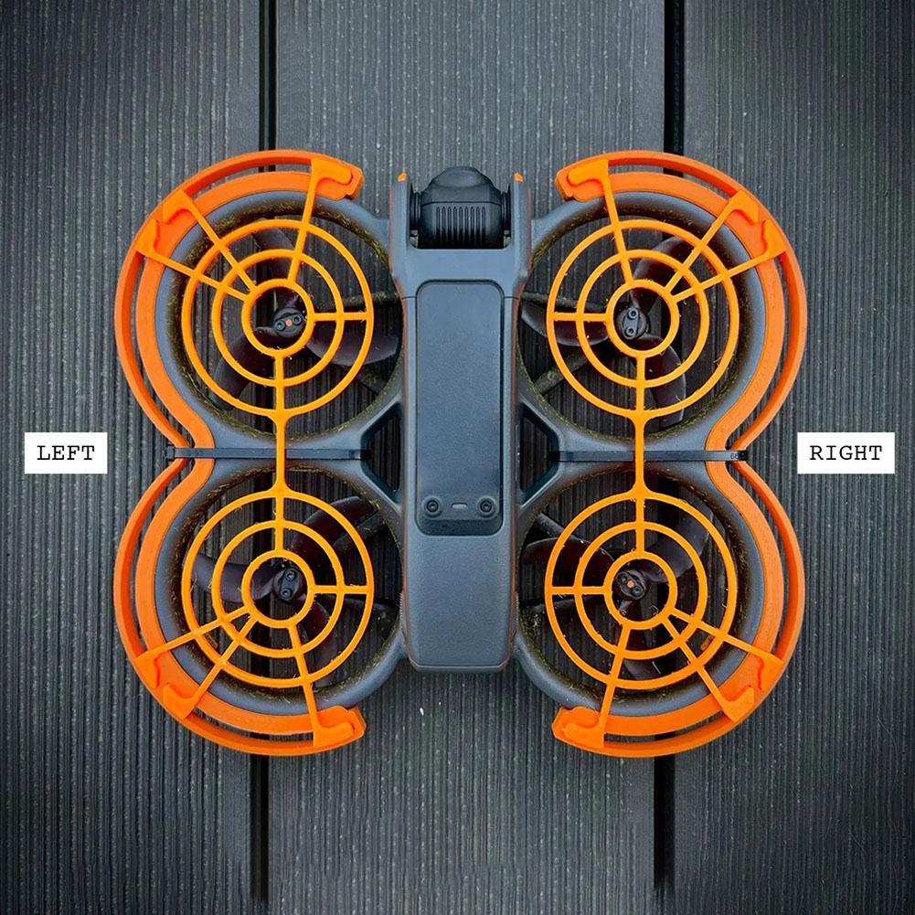 Для DJI Avata 2 Защита пропеллеров Бампер Защита от ударов Противоударные бамперы Защитная крышка пропеллеров Аксессуар для дрона