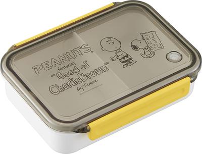 Ланч-бокс OSK Snoopy Peanuts Ланч-бокс с разделителями 650 мл Можно мыть в посудомоечной машине и использовать в микроволновой печи с замком-уплотнителем Стильный милый унисекс для начальной школы