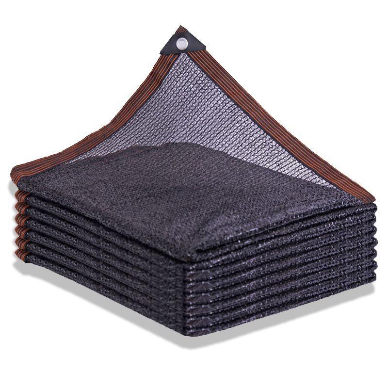 3~12-контактная черная затеняющая ткань, сетка для защиты от солнца с кромкой с люверсами, солнцезащитная сетка для перголы, теплицы для растений, садов, патио, навеса