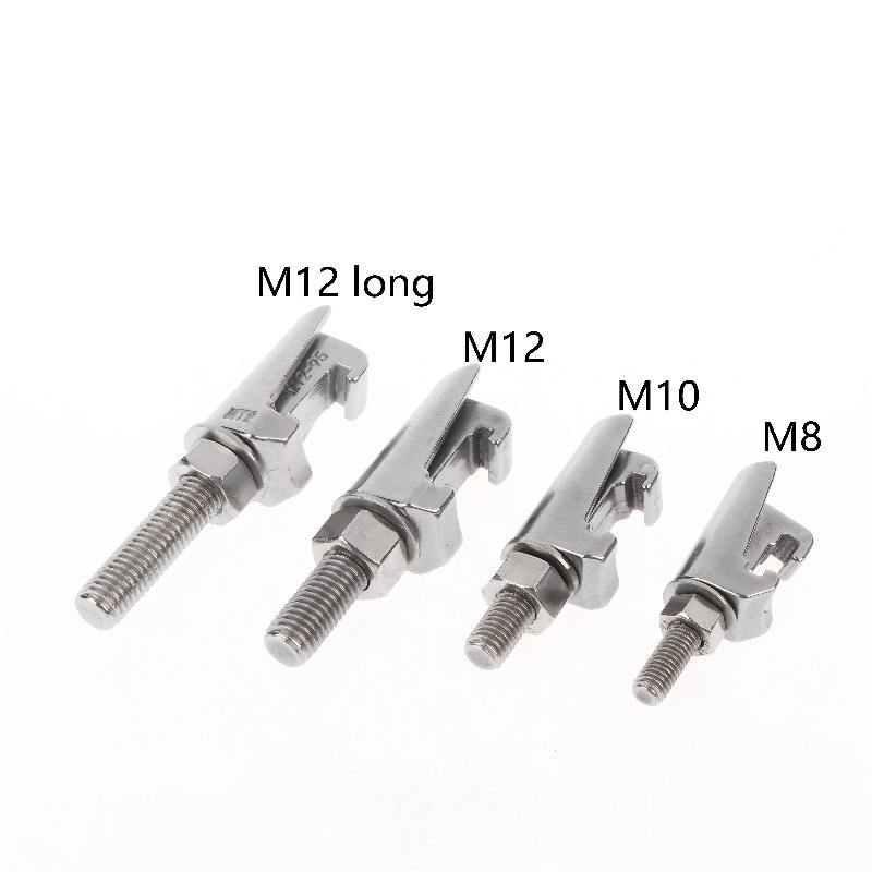 Зажим фланцевый вакуумный M8 M10 M12 ISO из нержавеющей стали с двойным зажимом для лабораторных приборов