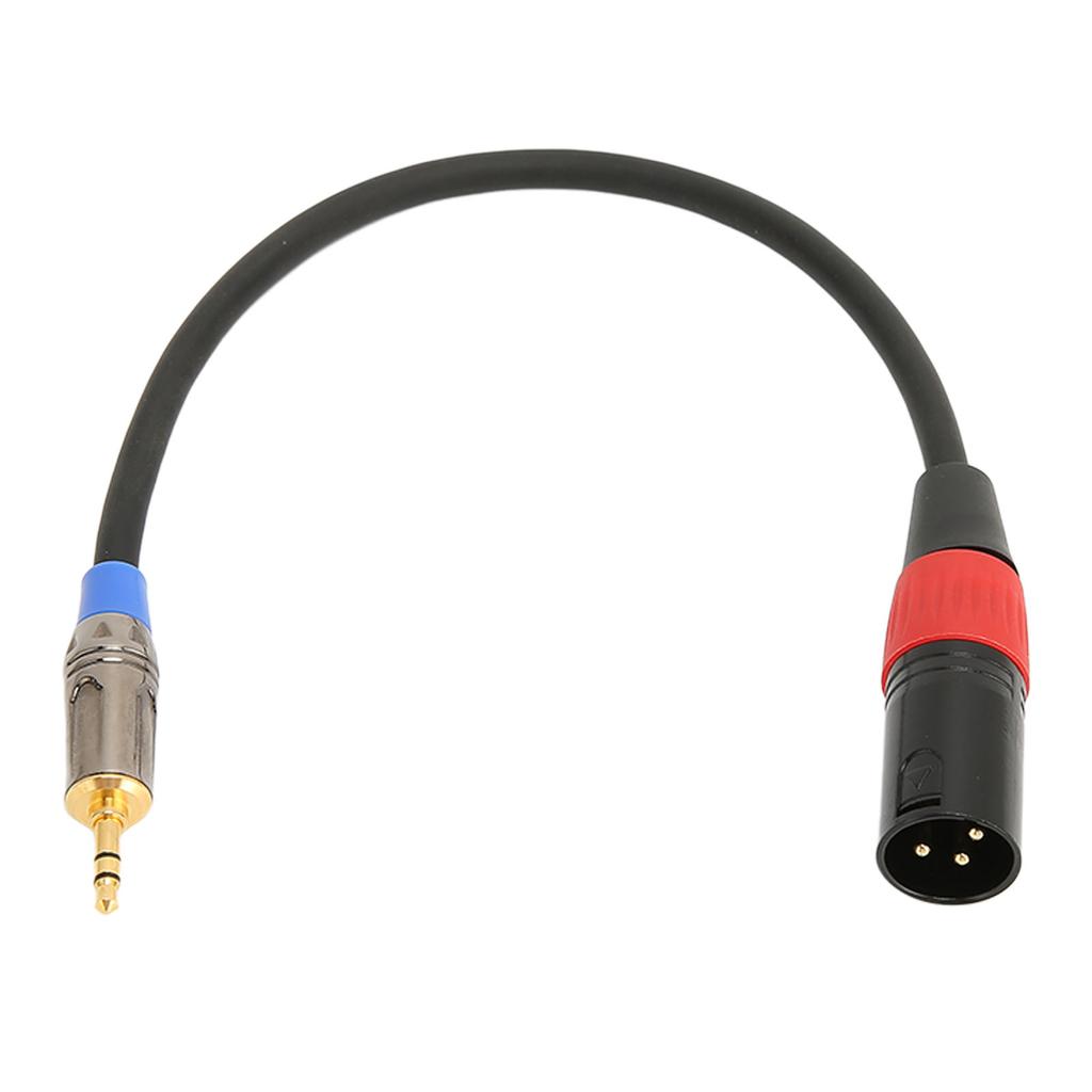 XLR Male to 3.5mm Cable Stereo Lossless Noise Reduction Microphone Balanced Cable для камеры