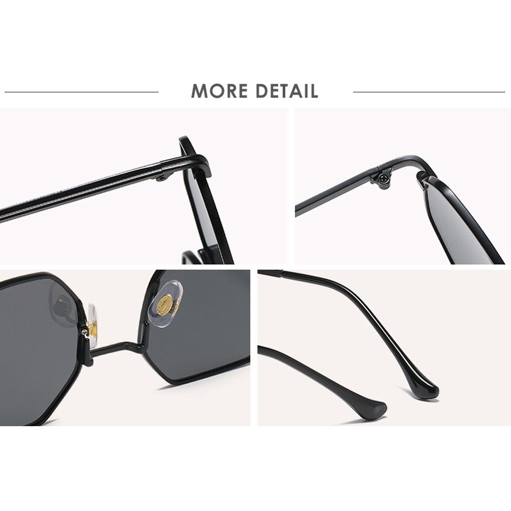 Многоугольные солнцезащитные очки женские винтажные восьмиугольные металлические солнцезащитные очки для женщин Элитный бренд солнцезащитные очки женские Gafas De Sol