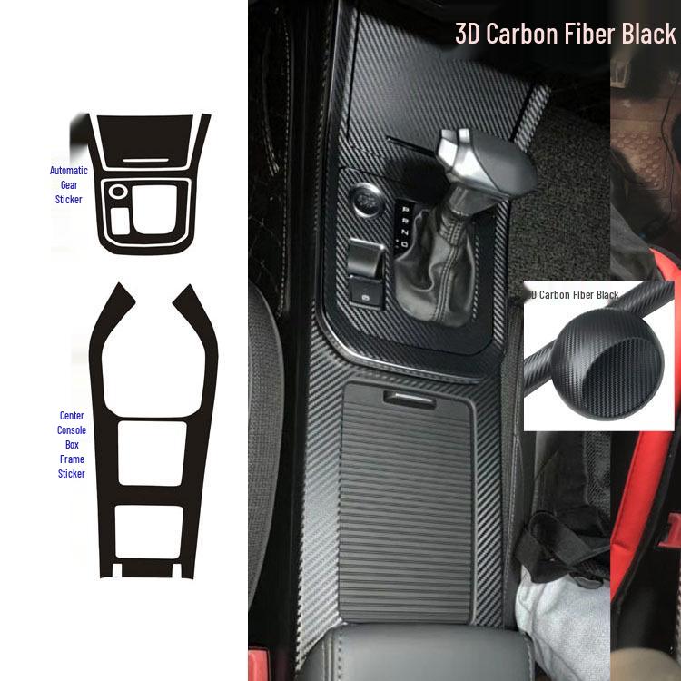 Dongfeng Fengshen Yixuan Interior Carbon Fiber Decal Set for Central Control & Gear Shift.
