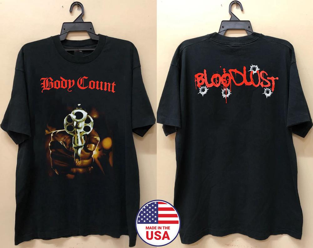 Футболка Body Count Band Killer Bloodlust Полный размер S-5XL Унисекс