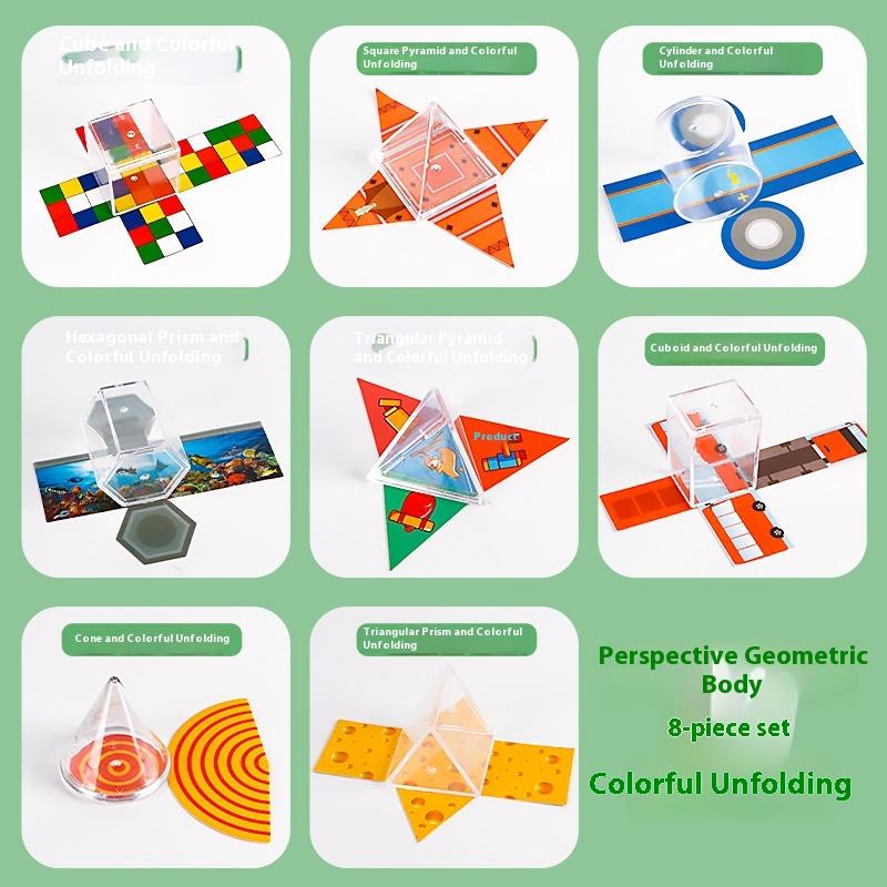 1 Set Stem Education Teaching Kits Geometry Demonstration Models Spatial Structure Visualization Tools