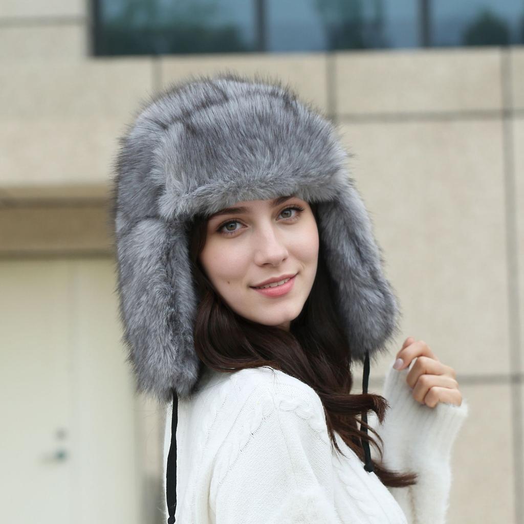Плюшевая шапка для защиты от холода и тепла зимой, утепленная и утолщенная шапка с защитой ушей, теплая шапка для активного отдыха