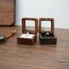 High-quality Wooden Gifts Case Lover Ring Display Box Storage Holder Jewelry Box Ring Storage Box