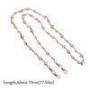 Pearl Sunglass Chain Hanging Cord Glasses Chain Fashion Sunglass Lanyard Straps  Eye Accessories