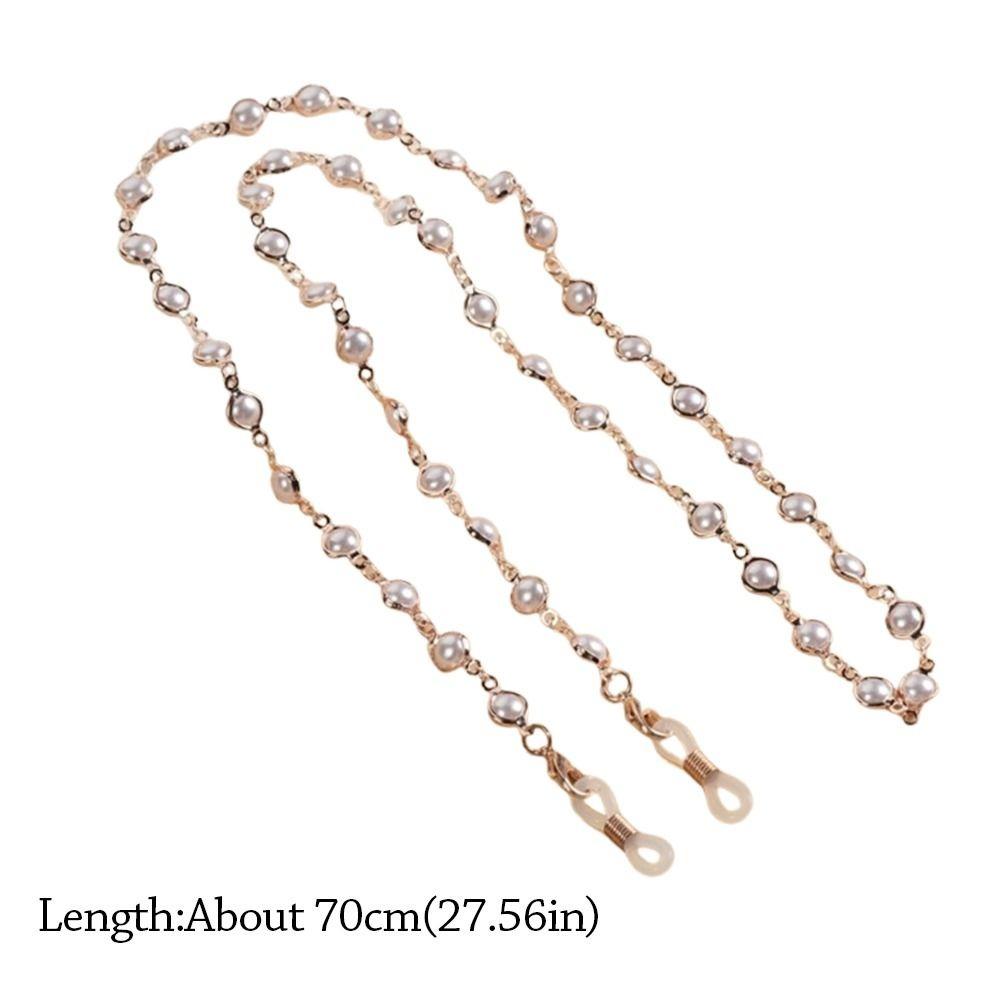 Pearl Sunglass Chain Hanging Cord Glasses Chain Fashion Sunglass Lanyard Straps Eye Accessories