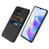 Для Honor X7a 5G противопылевой тканевый текстурный чехол для телефона защитный чехол для мобильного телефона с 2 слотами для карт
