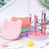 Silicone Makeup Brush Cleaning Box 2 In 1 Multifunction Make Up Tool Scrubber Box Dry And Wet Two-sided Washing Brush Pad