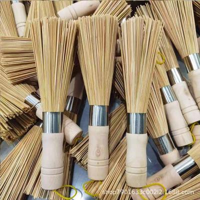 Натуральный бамбуковый горшок для кистей, артефакт для кистей, бамбуковая щетка-горшок, кухонная щетка, щетка для мытья посуды, щетка для мытья мисок, бытовая чистящая щетка, бамбуковый веник