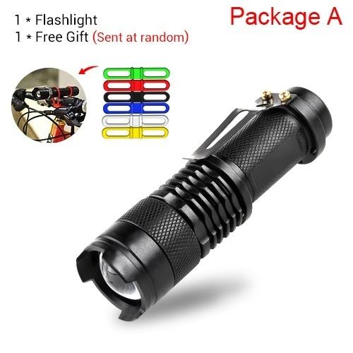 Светодиодный фонарик Ультра яркий портативный светодиодный фонарик 18650 14500 L2 T6 Q5 Фонарь с регулируемым фокусом для наружного кемпинга Аварийное освещение