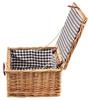 Captain Stag Picnic Basket Trunk UT-1001 Brown (approx.) Width 40 x Depth 29 x Height 16cm