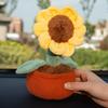 Имитация Комнатное Растение Куклы Мягкая Игрушка Подсолнух Хурма Бамбук Плюшевые Игрушки Мягкий Дом Стол Автомобиль Украшение Цветы Милые Подарки