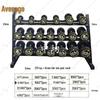 485kg Dumbbell Set with Storage Rack