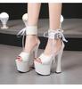 20Cm Heel 10Cm Platform Women Sexy Platform Sandals Stripper Heels Platform Sandals Women