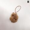 Cartoon Plush Guinea Pig Pendant Keychain Cute Piggy Stuffed Doll Toy Key Ring Student Bag Decoration Accessories Friend Gift