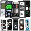 Винтажная Кассетная Камера Gameboy Чехол для Телефона Для Samsung Galaxy S21 Ultra S20 FE S22 5G S10 S8 S9 Plus Черная Крышка S24 S23 Plus Корпус