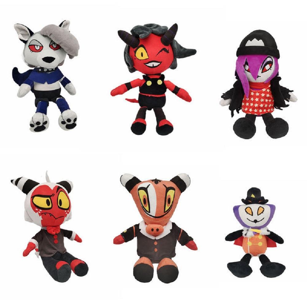 Helluva Boss The Circus Blitzo's Teddy Plush Toy Animal Cartoon Character Stuffed Soft Toy Children Christmas Birthday Gift