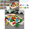 Brightly Colored Wooden Intelligence Tetris Toys For Young Learners Age 3 To 8