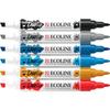 Felt-tip Pens - TALENS - Ecoline - Set Urban Landscape - 6 Pieces - Concentrated Watercolor