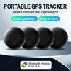 1-4 шт. Черный умный брелок(только Android),Работа с приложением Google Find Hub GPS Глобальное позиционирование Умный трекер для ключей сумки машины кошелька