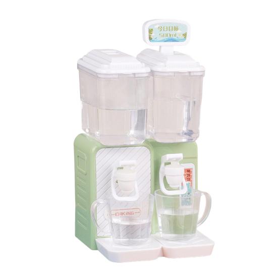 Милый мини-кувшин для воды, игрушечный симулятор, кулер для воды, мультяшный кухонный питьевой фонтанчик, детские игровые домики с отдельными резервуарами