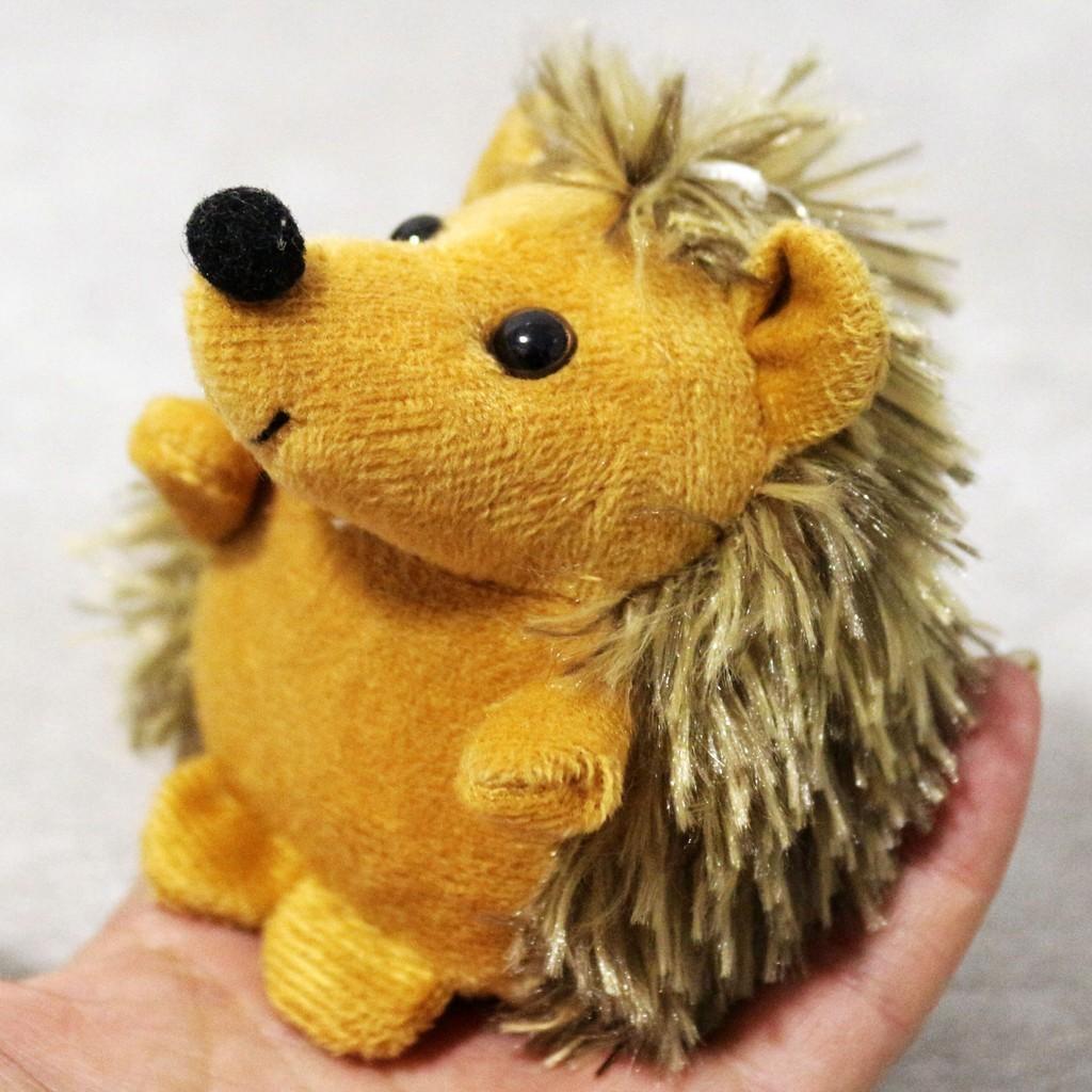 Charming 10cm Hedgehog Plush Toy Pp Cotton Filled Soft Animal Doll For Kids