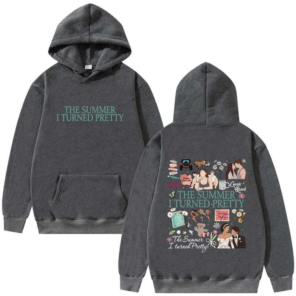TV Play The Summer I Turned Pretty Double Sided Print Hoodie Men Women Casual Vintage Hooded Sweatshirt Men's Oversized Hoodies