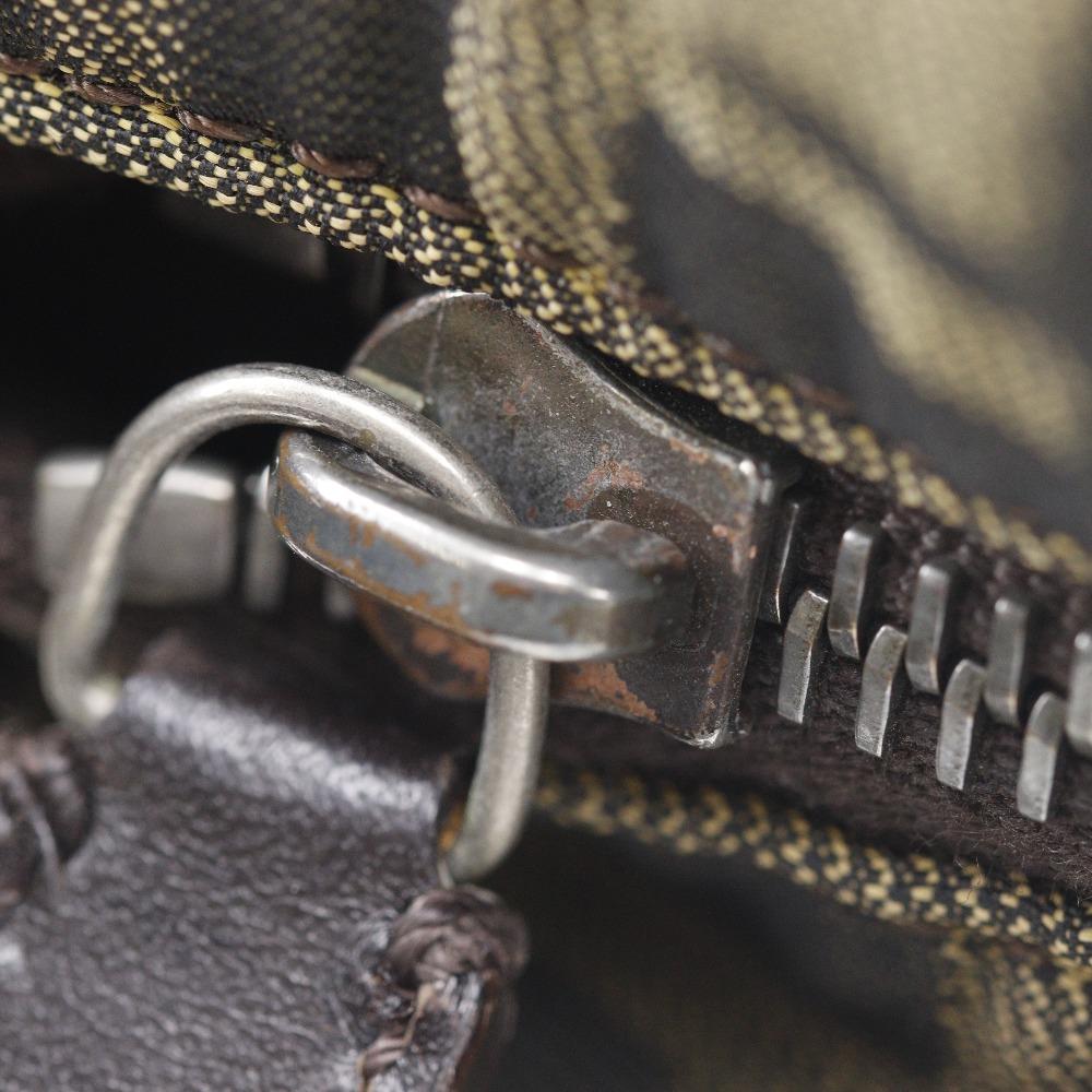 Fendi Сумка на плечо Zucca Один ремень Коричневый нейлоновый канвас Женская Б/У