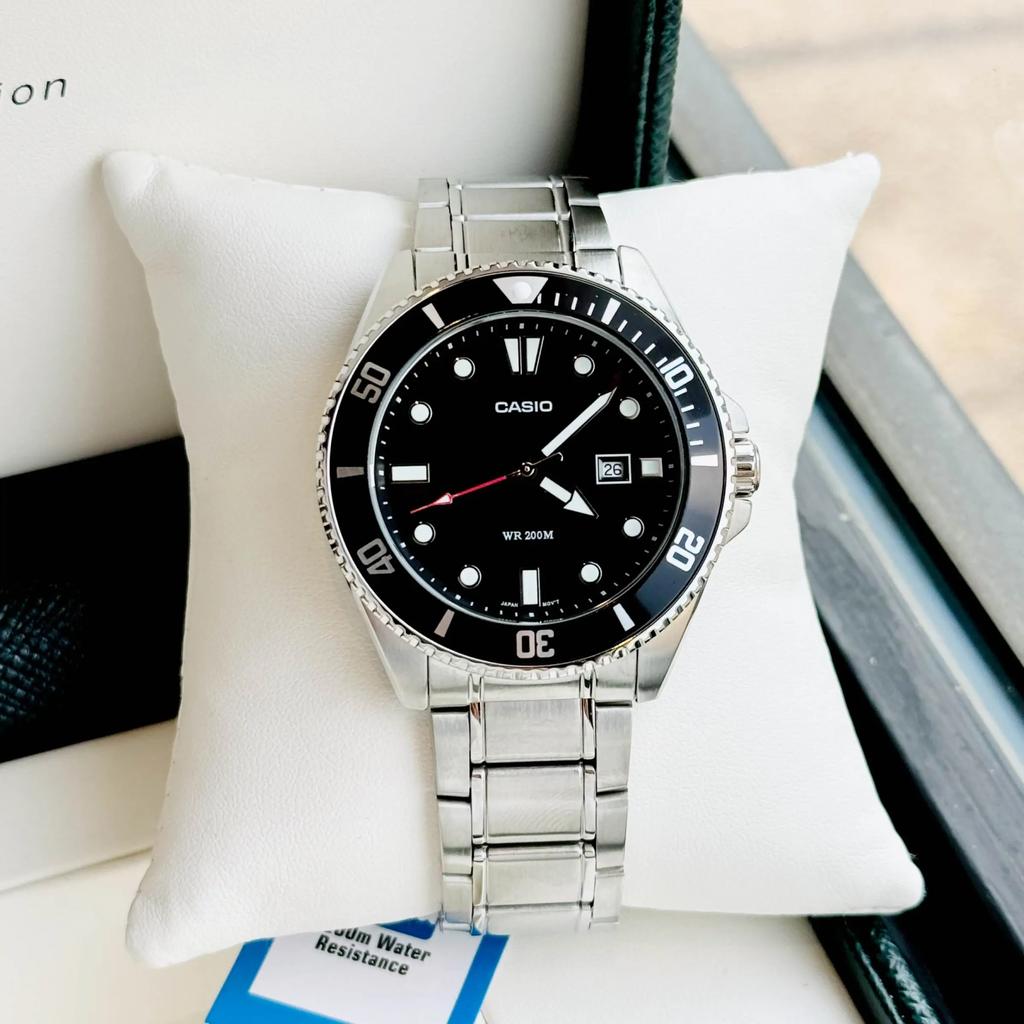 Мужские часы Casio MDV-107D-1A1 WR200 + КОРОБКА