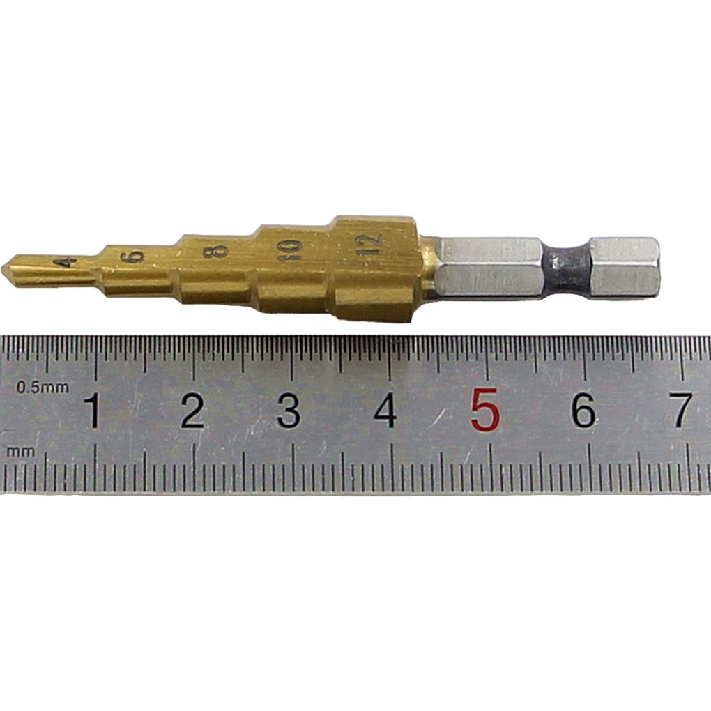 Шестигранные сверла с покрытием Водонепроницаемые Шестигранные Сверла Электроинструменты Защищенные от ржавчины Металл Дерево Пробойник Отверстий Инструмент для деревообработки Ступенчатые сверла